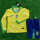 Long sleeve Kids kit 2024 Brazil home Thailand Quality