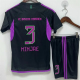 Kids kit 23-24 Bayern München Away (MINJAE 3#) Thailand Quality
