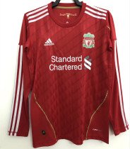Long sleeve 2010 Liverpool home Retro Jersey Thailand Quality