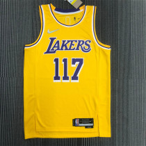 Los Angeles Lakers 75周年 湖人队 黄色 X-BOX 联名款 117号