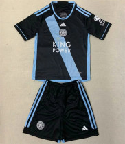 Kids kit 23-24 Leicester City Away Thailand Quality