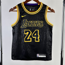 24童装湖人 Los Angeles Lakers Youth children's clothing:BRYANT 24#