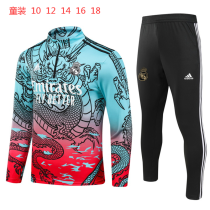 Young 23-24 Real Madrid (green) Sweater tracksuit set