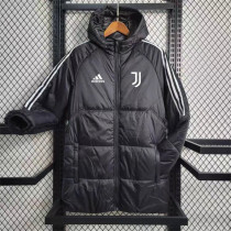 23-24 Juventus FC (black) cotton-padded clothes Soccer Jacket