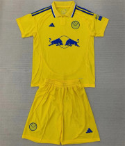 24-25 Leeds United Away Set.Jersey & Short High Quality