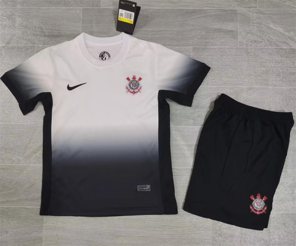 Kids kit 24-25 SC Corinthians home Thailand Quality