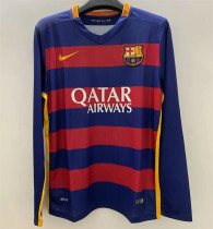 Long sleeve 15-16 FC Barcelona home Retro Jersey Thailand Quality