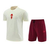 24-25 Manchester United (100% cotton) Set.Jersey & Short High Quality