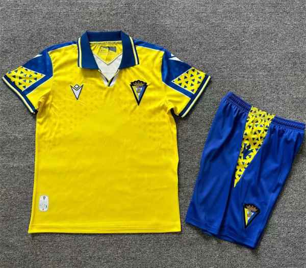 Kids kit 24-25 Cádiz CF home Thailand Quality