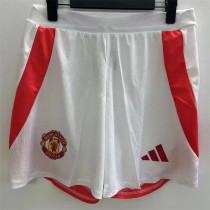 24-25 Manchester United home (Player Version) Soccer shorts Thailand Quality