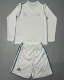 Long sleeve Kids kit 17-18 Real Madrid home (Retro Jersey) Thailand Quality