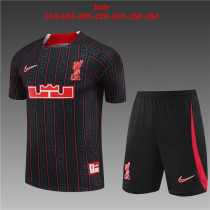 Kids kit 23-24 Liverpool (Training clothes) Thailand Quality