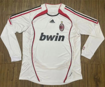Long sleeve 06-07 AC Milan home Retro Jersey Thailand Quality