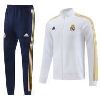 23-24 Real Madrid (White) Jacket Adult Sweater tracksuit set