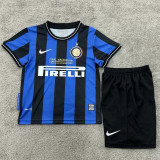 UEFA Kids kit 09-10 Inter milan home (Retro Jersey) Thailand Quality