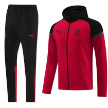 24-25 AC Milan (red) Jacket and cap set training suit Thailand Qualit
