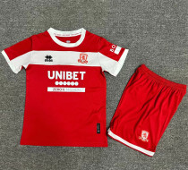 Kids kit 24-25 Middlesbrough home (UNIBET) Thailand Quality
