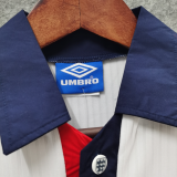 Long sleeve 1998 England home Retro Jersey Thailand Quality