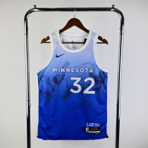 24森林狼 Minnesota Timberwolves City Edition:TOWNS 32#