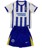24-25 Brighton Hove Albion home Set.Jersey & Short High Quality