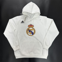 23-24 Real Madrid (White) Fleece Adult Sweater tracksuit