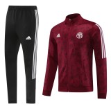 23-24 Bayern München (bordeaux) Jacket Sweater tracksuit set