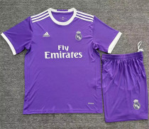 16-17 Real Madrid Away (Retro Jersey) Set.Jersey & Short High Quality