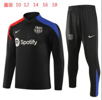 Young 24-25 Barcelona black Sweater tracksuit set
