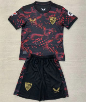 Kids kit 24-25 Sevilla FC Third Away Thailand Quality