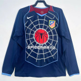 Long sleeve 04-05 Atletico Madrid Away Retro Jersey Thailand Quality