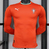Long sleeve 2025 Portugal home Player Version Thailand Quality