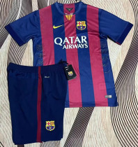 14-15 FC Barcelona home (Retro Jersey) Set.Jersey & Short High Quality
