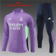 Young 22-23 Real Madrid (purple) Sweater tracksuit set