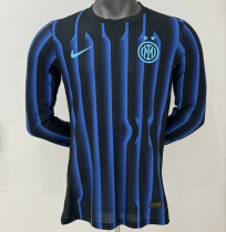 Long sleeve 25-26 Inter milan home Player Version Thailand Quality