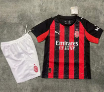 Kids kit 25-26 AC Milan home Thailand Quality