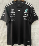 F1一级方程式赛车服 2025 Mercedes Benz  梅赛德斯奔驰黑色圆领