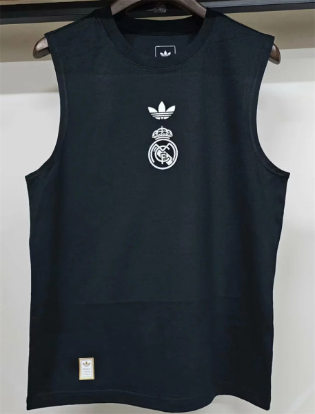 25-26 Real Madrid (Cotton T-shirt vest) Fans Version Thailand Quality