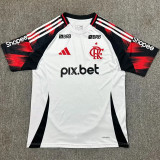 All sponsors 25-26 Flamengo Away Fans Version Thailand Quality