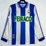 Long sleeve 99-00 Deportivo la coruna home Retro Jersey Thailand Quality