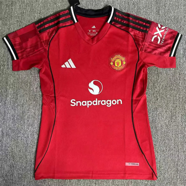 25-26 Manchester United home Women Jersey Thailand Quality