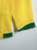 Long sleeve 2006 Brazil home Retro Jersey Thailand Quality