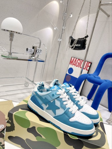 Men Women B*ape sta to low Top Sneaker ( arrenfashion)