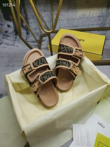 Women Men F*endi Top Sandals （ Arrenfashion）