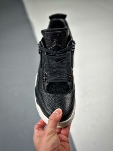 Free shipping Trusted seller Air Jordan 4 pony hair black