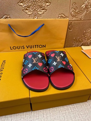 Men L*ouis V*uitton Top Slippers (Arrenfashion)