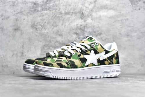 Men Women B*ape sta to low Top Sneaker ( arrenfashion)