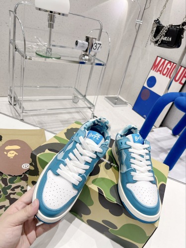 Men Women B*ape sta to low Top Sneaker ( arrenfashion)