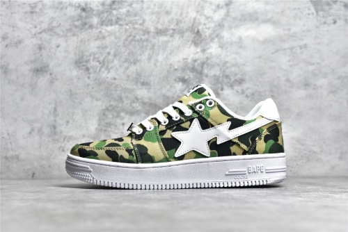 Men Women B*ape sta to low Top Sneaker ( arrenfashion)