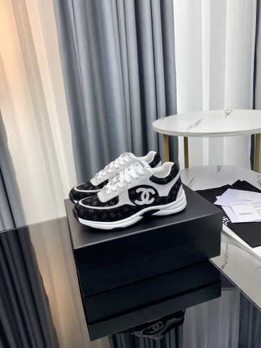 Men Women Trusted seller C*hanel Top Sneaker
