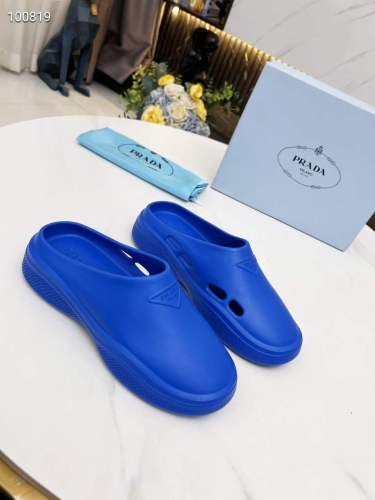 Men Women P*rada Top Slippers （ Arrenfashion ）